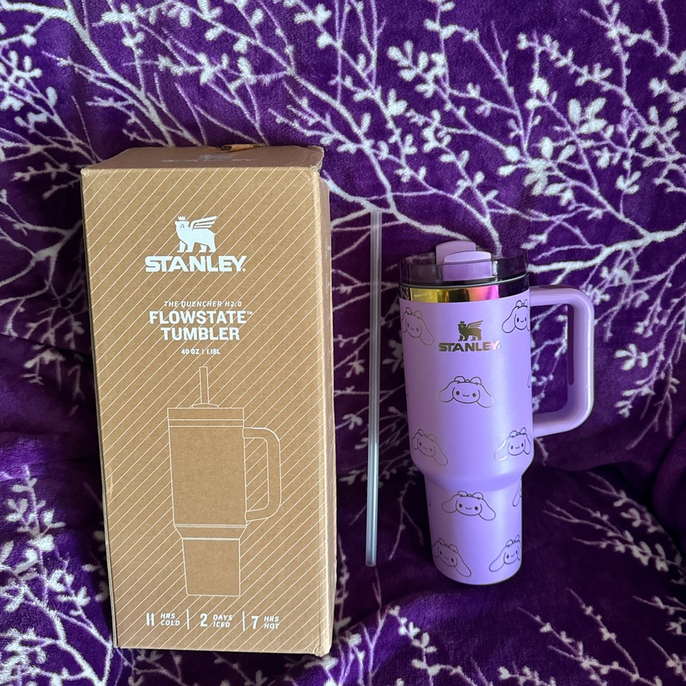 Tumbler 40 oz Cinnamoroll hello kitty purple Sanrio Anime